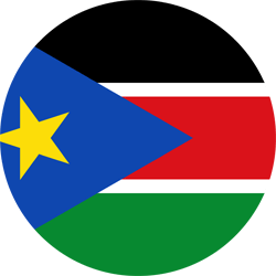 South Sudan flag circular